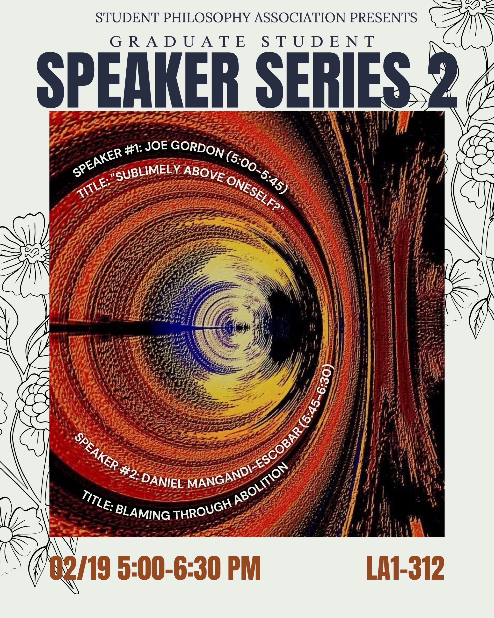 Speaker Series 2 - Gordon and Escobar