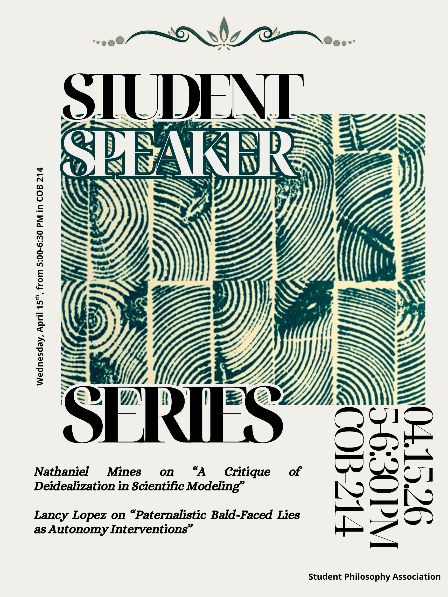Student Speaker Series - Mines and Lopez
