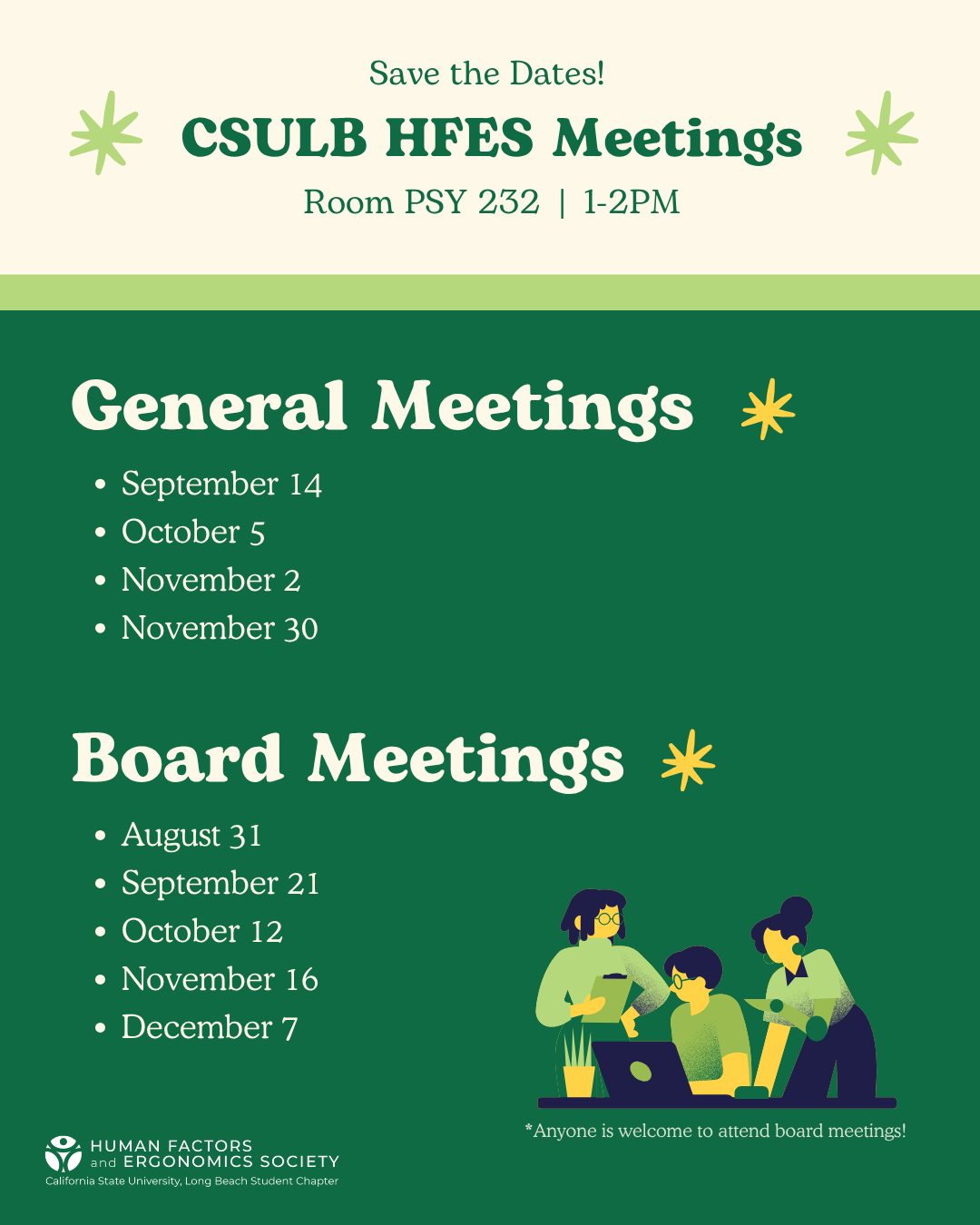 HFES Fall 2026 meeting dates. See caption for details. 