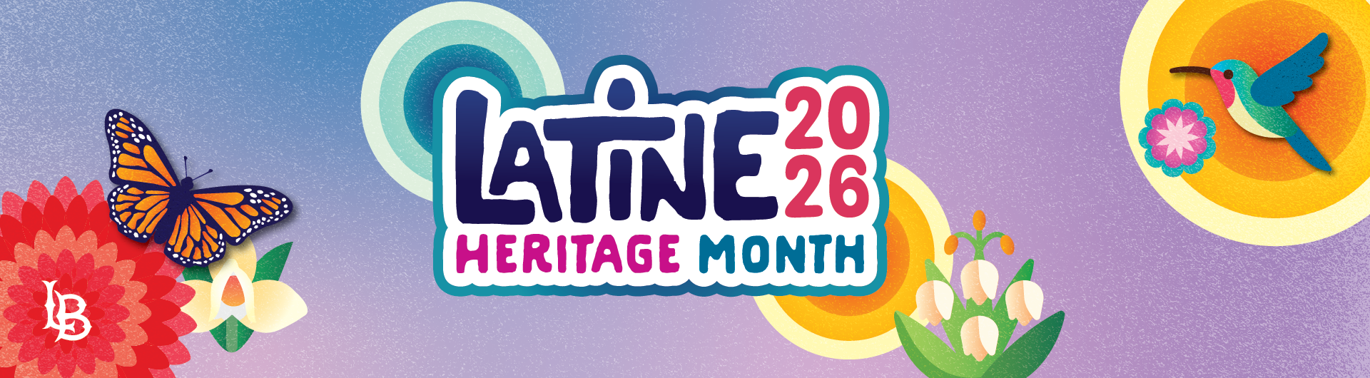Latine Heritage Month 2026 web banner.