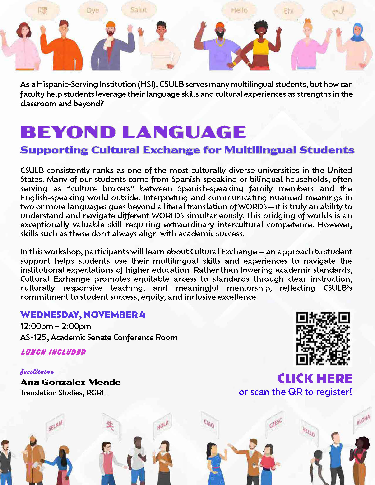 Beyond Language: Supporting Cultural Exchange for Multilingual Students