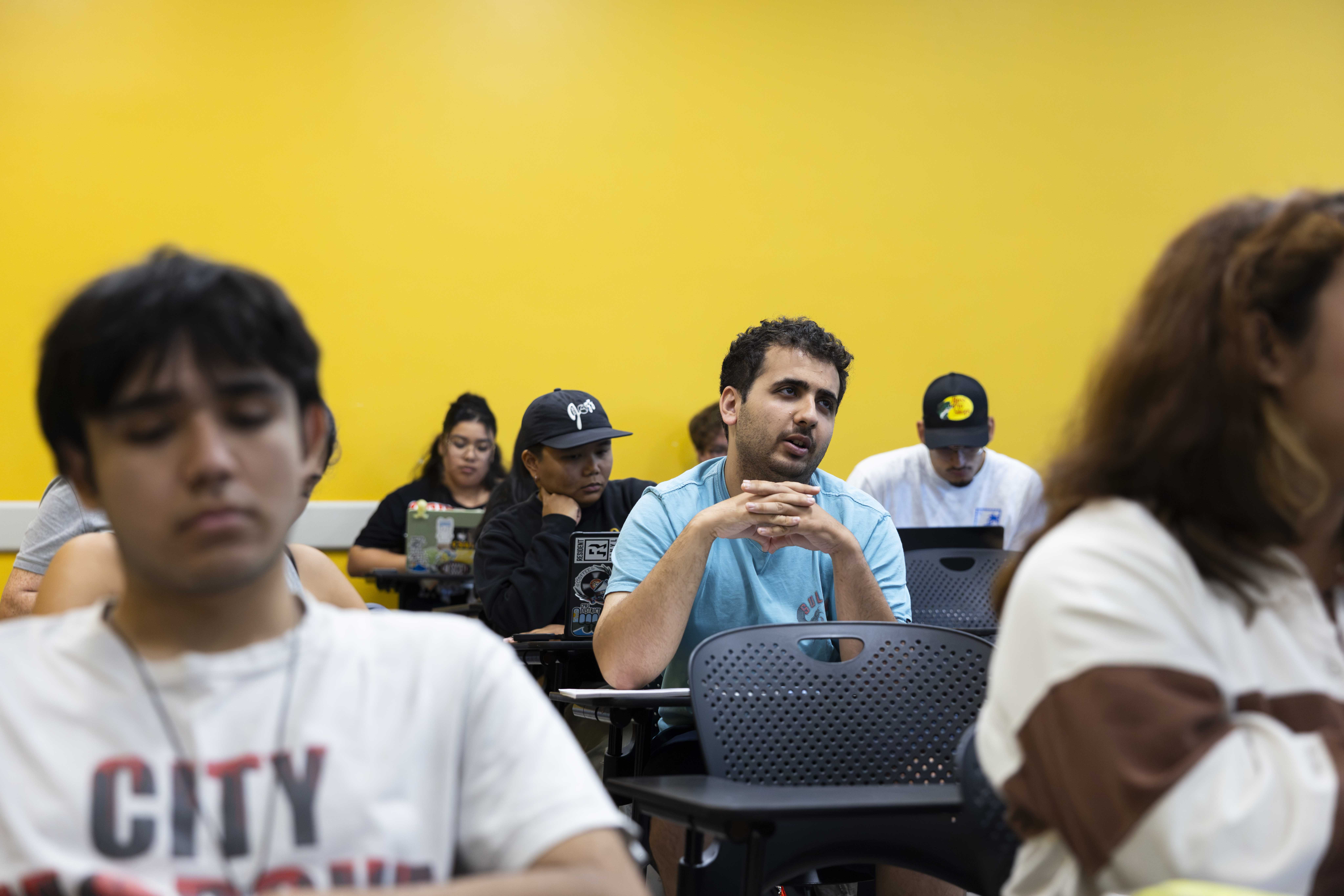 CSULB students taking the Archival Quest: Reclaiming Latinx Rhetorics Course