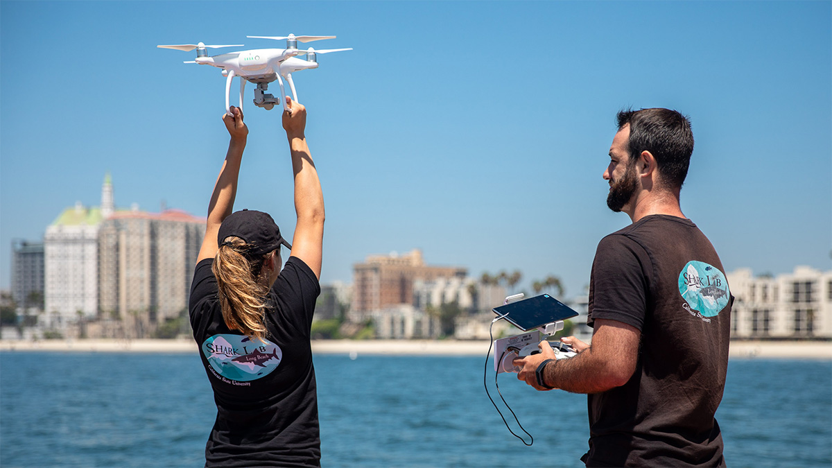 launching a drone