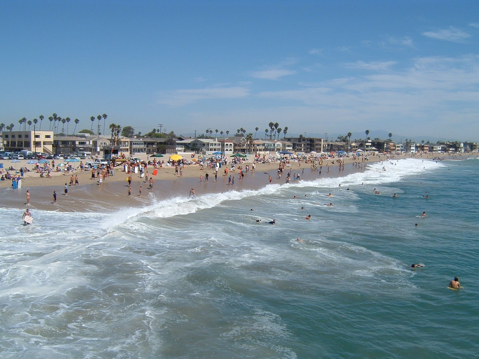 Fig. 7 - people on the beach and shore