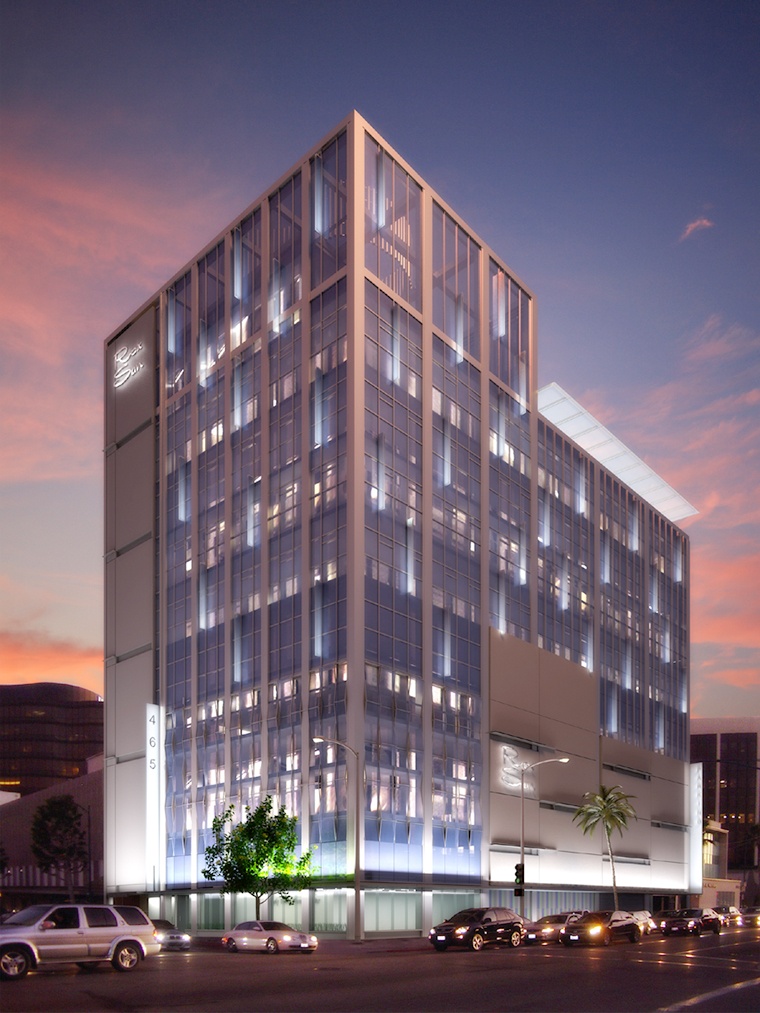 roxsan exterior night rendering