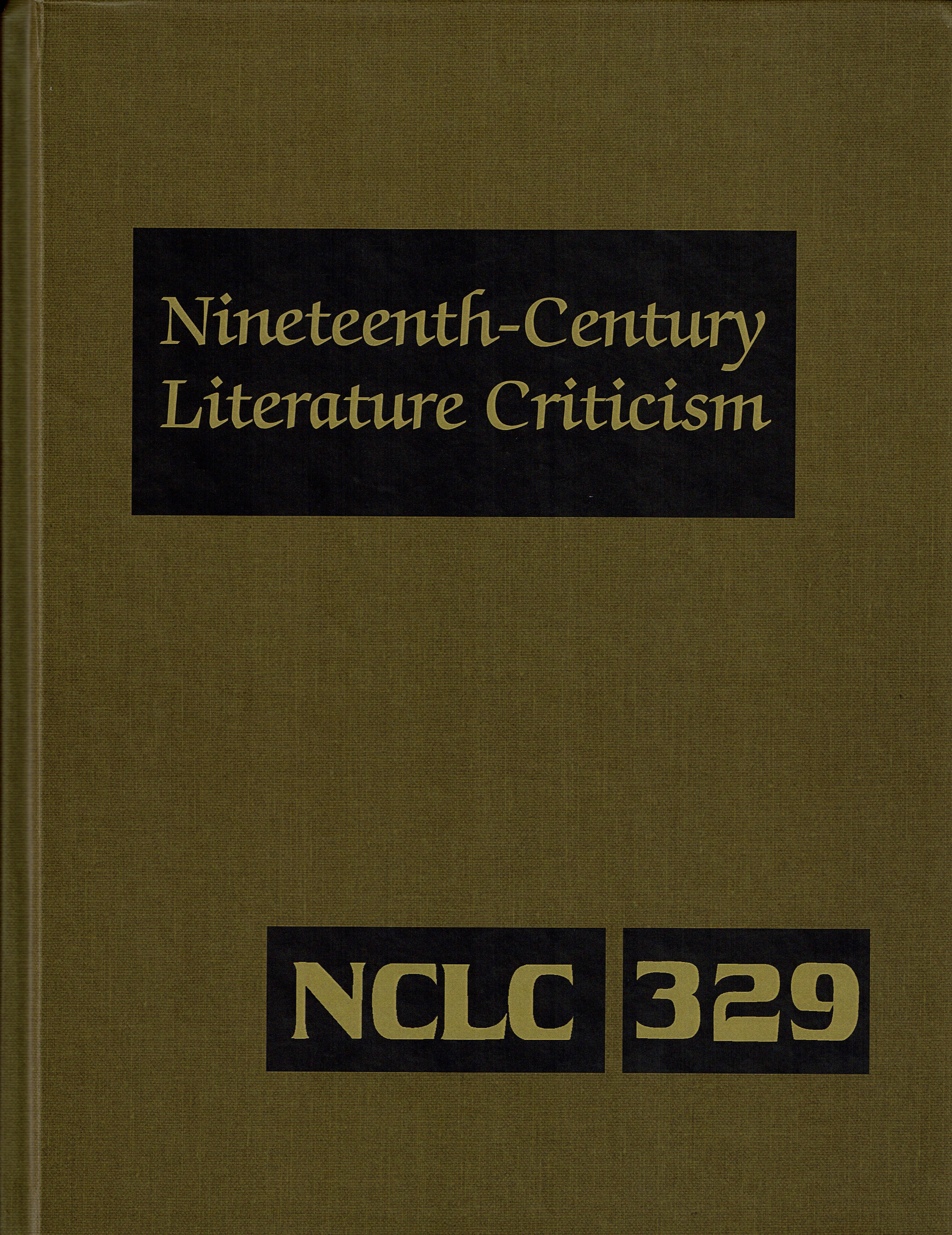 329.jpg Nineteenth-Century Literature Criticism Journal Cover