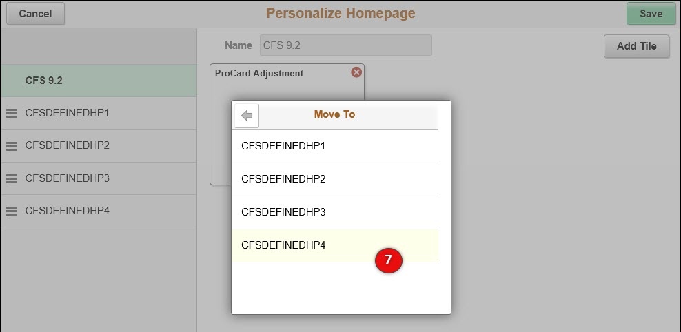 Select Custom Home Page