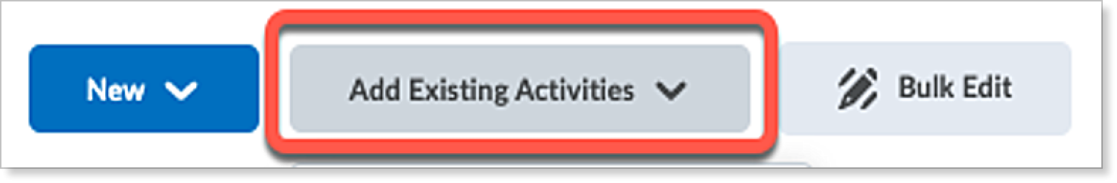 add existing activities