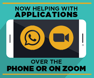 applications_logo.png image with text "now helping applications over the phone or