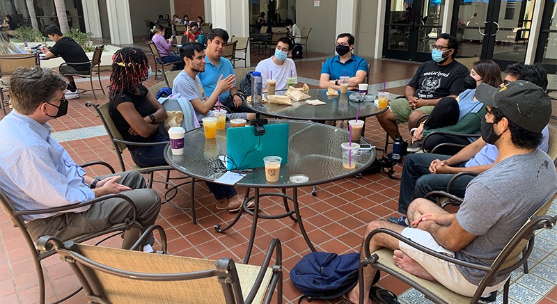 aps_student_faculty_chat.jpg APS/Google Bridge Program student and faculty meeting