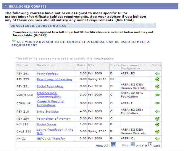 arr14.gif The unassigned courses area