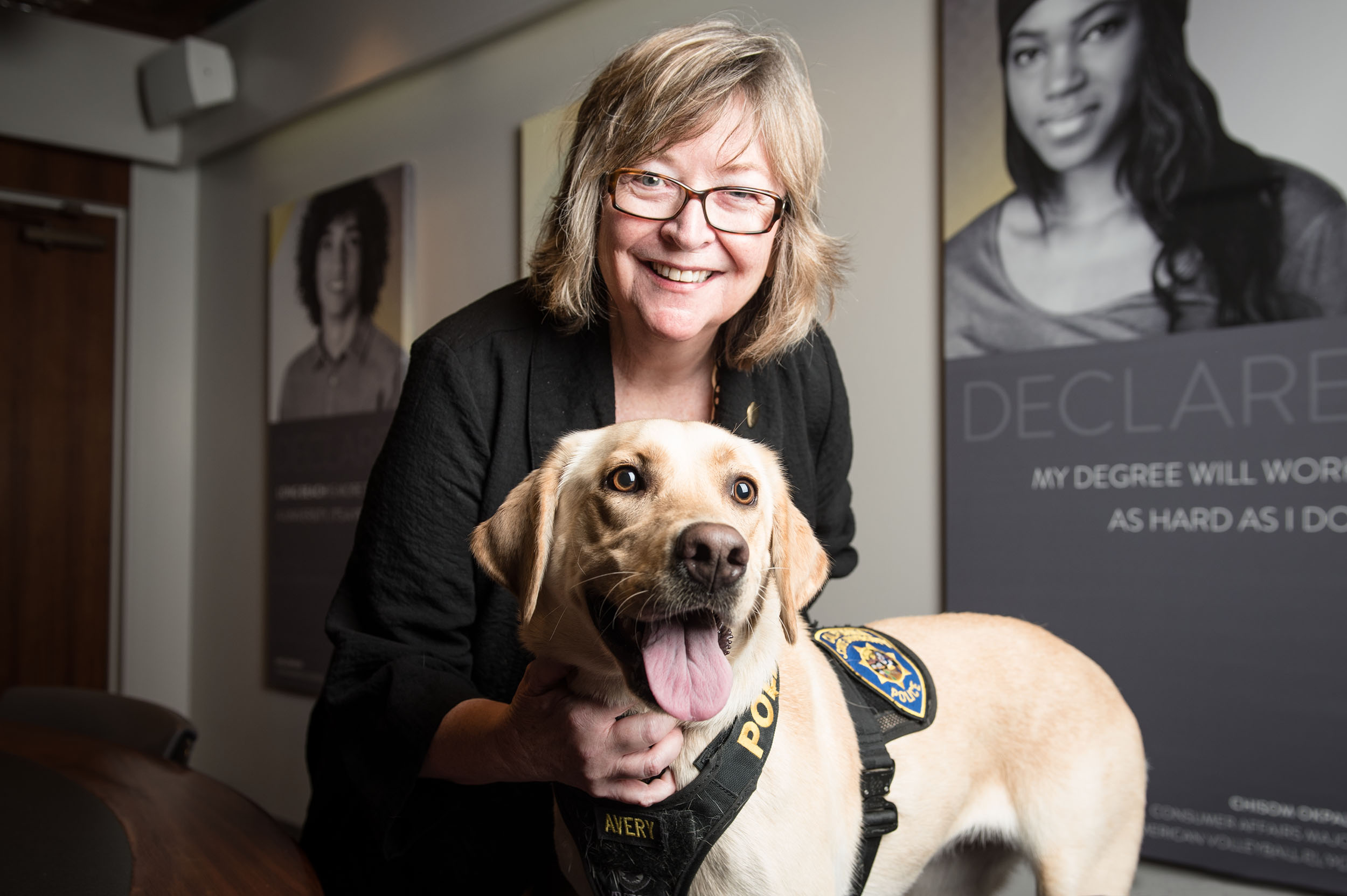 avery_police_dog_conoleyavery_police_dog_conoley_02-2.jpg President Conoley with Avery the Police Dog