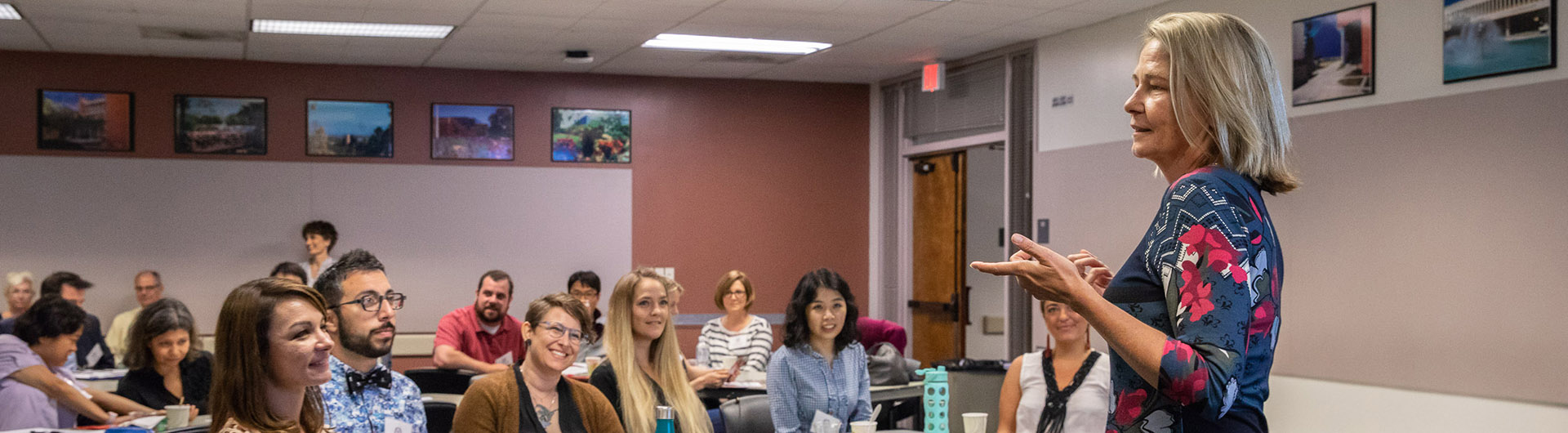 Dr. Kirsty Fleming speak to Faculty