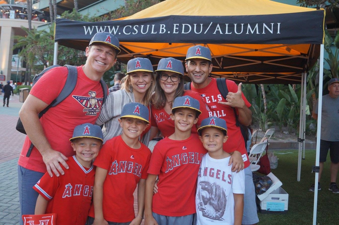 Beach Family Day at Angel Stadium