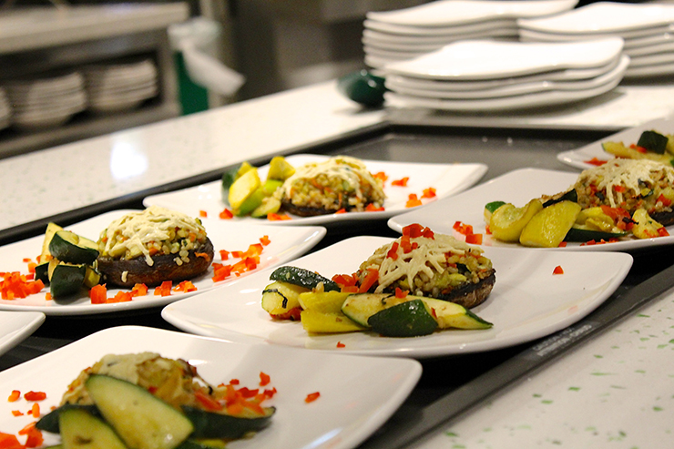 Stuffed Mushrooms and Zucchini