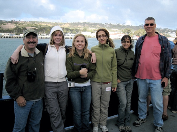 CSULB team onboard the Research Vessel Melville