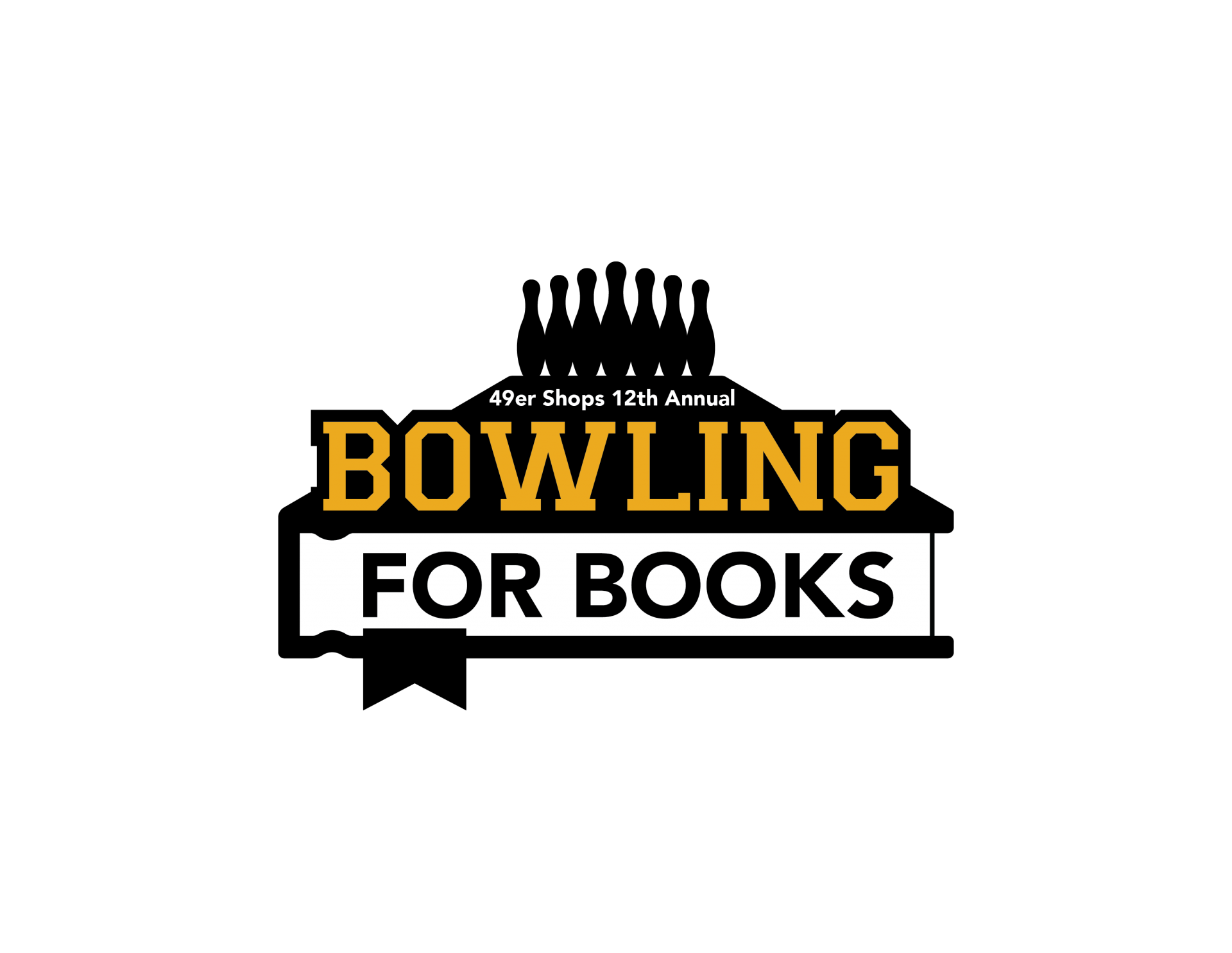 bowling for books logo