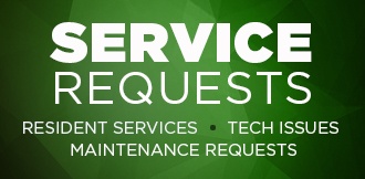 Service requests: resident services, tech issues, maintenance requests
