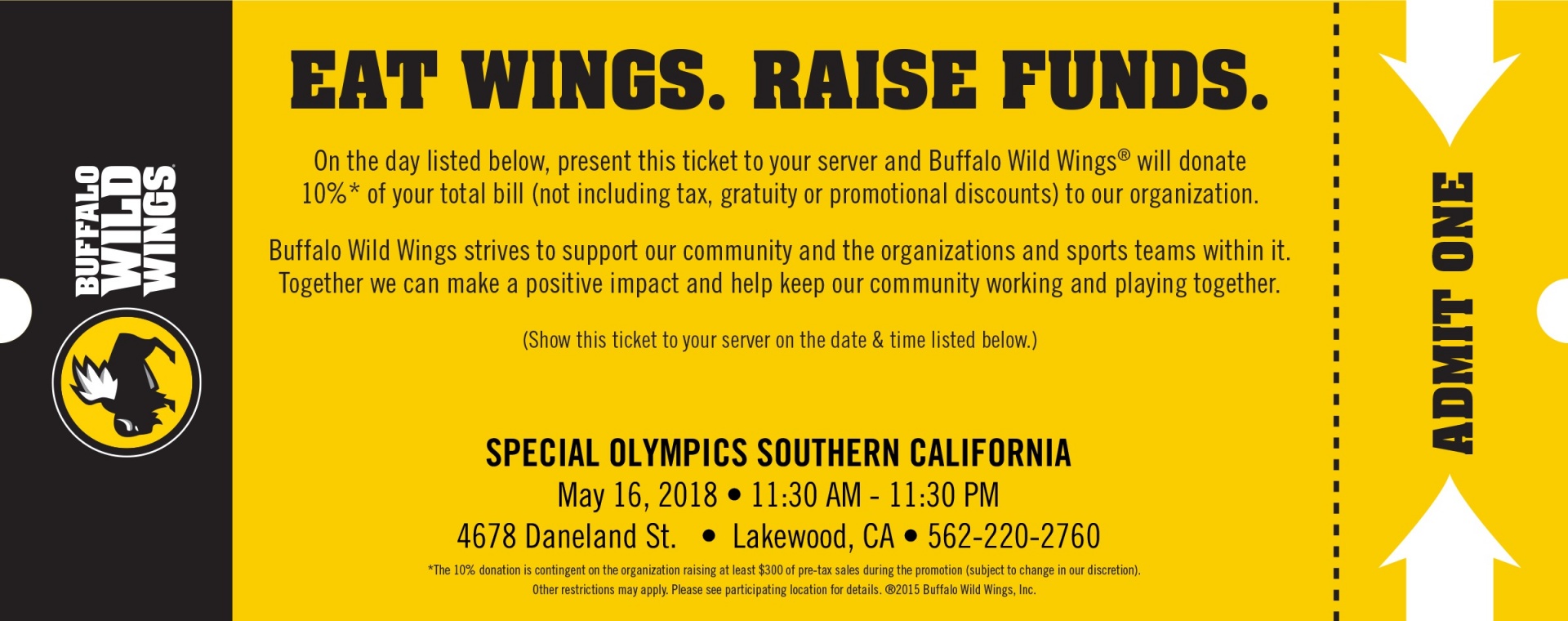 BWW Ticket