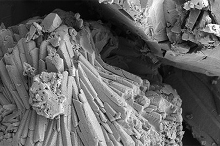 zeolite, a hybrid porous material used to filter methane fro