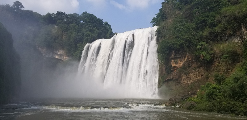 waterfall in China
