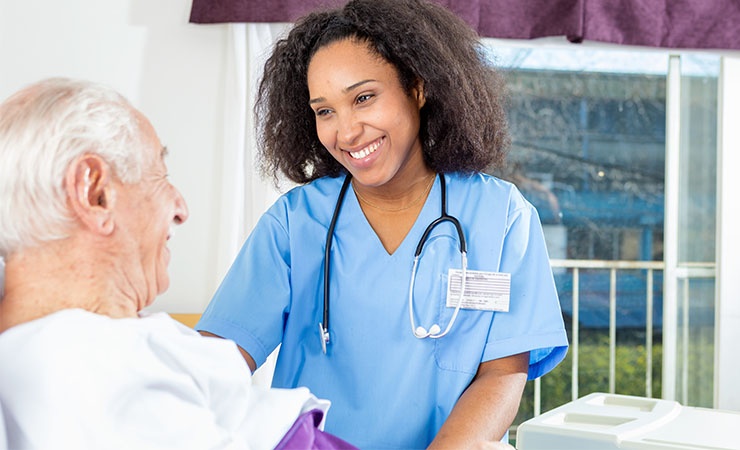 clinical_education.jpg Nurse caring for elderly patient