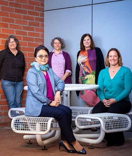 cnsm-women-chairs-tile_0.jpg Five CNSM department chairs