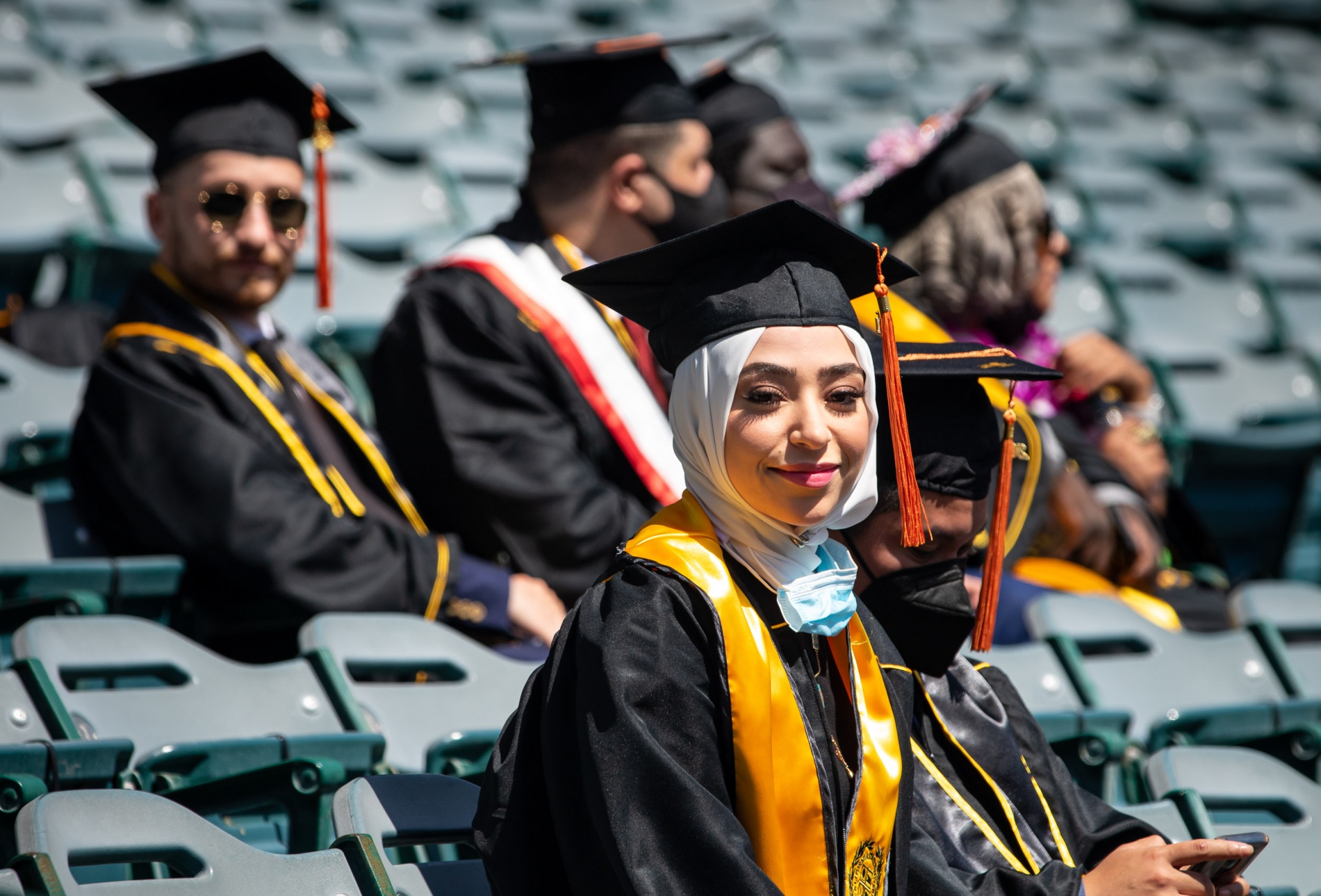 Student at Commencement