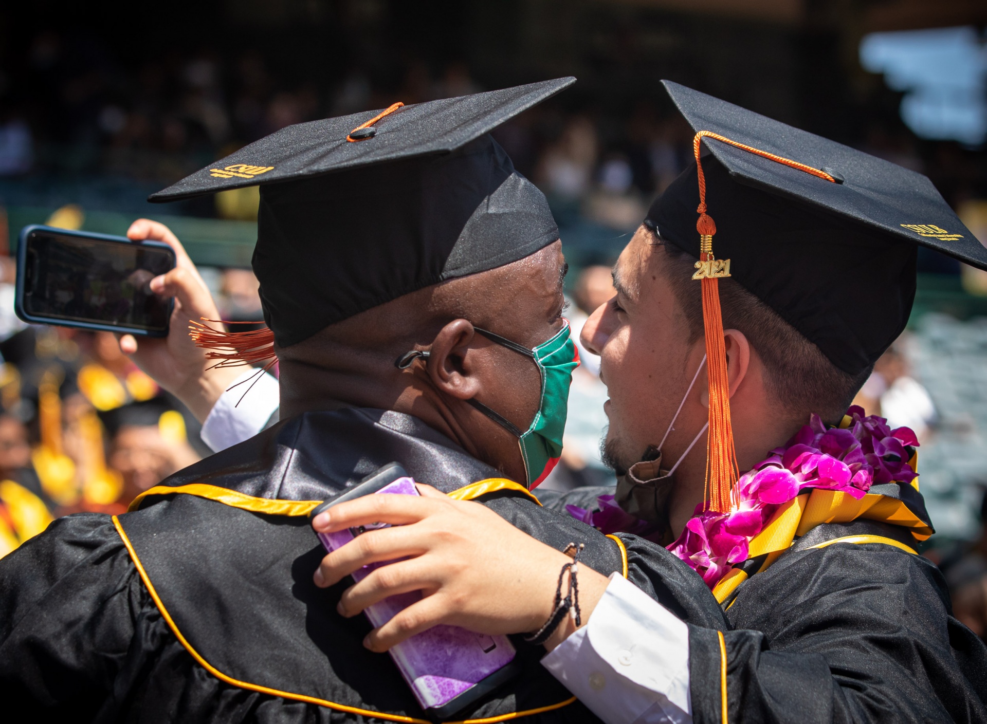 Student at Commencement