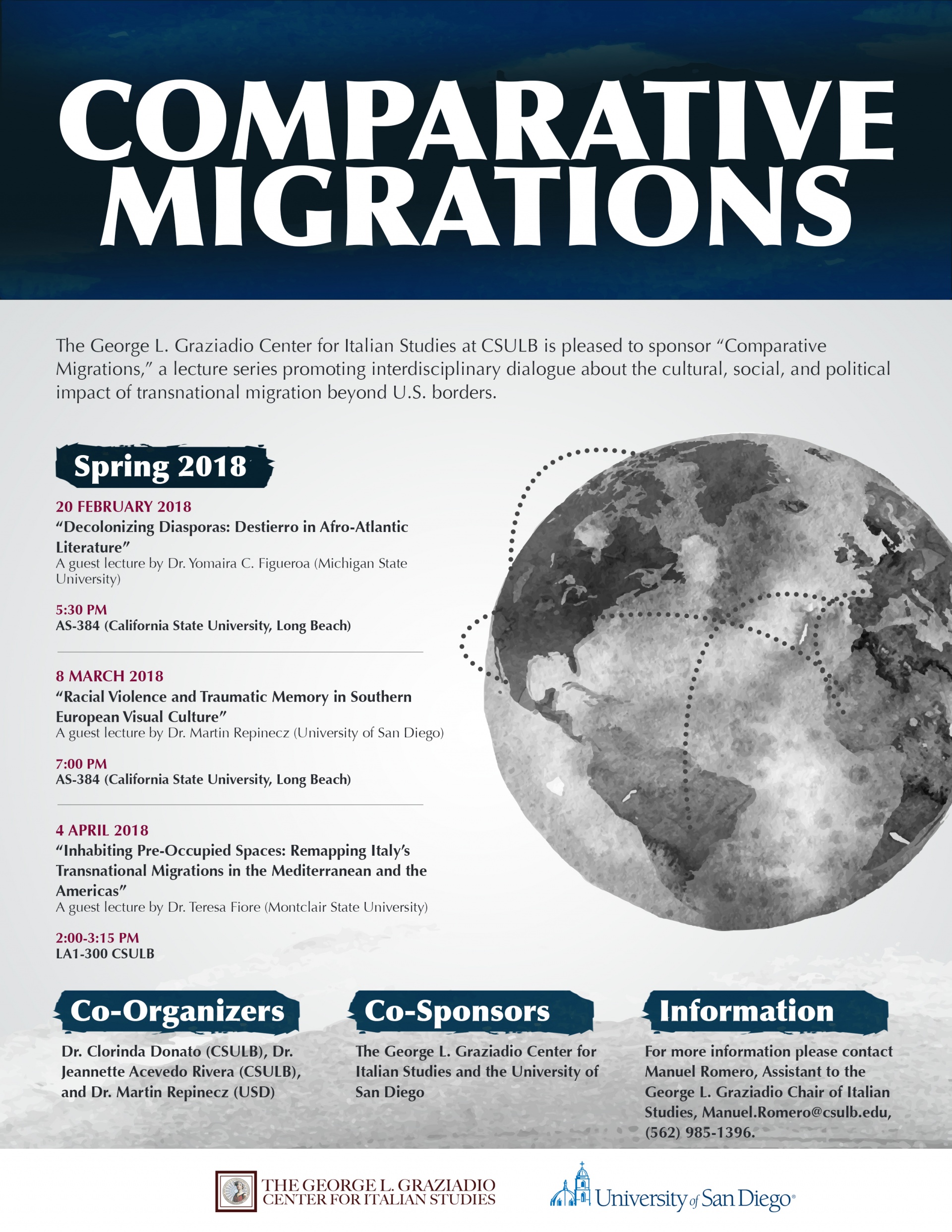 Flyer for Comparative Migrations Lecture Series