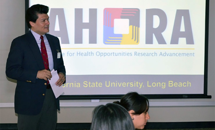 a presenter at the AHORA conference