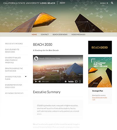 Beach 2030 Website