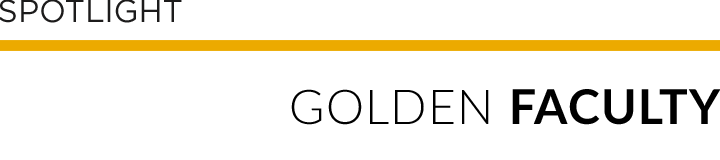 Golden Faculty Spotlight Banner