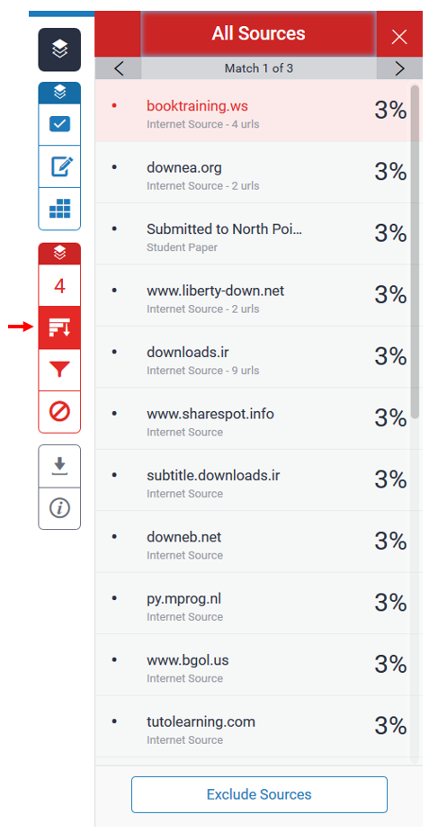 All sources view window