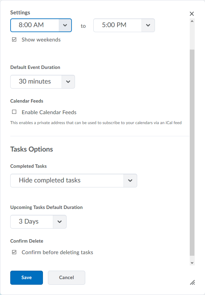 Displaying Events by Day, Week, or Month part 3