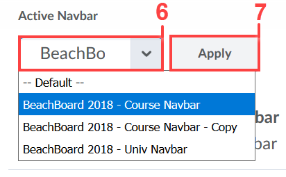 Choose Active Navbar
