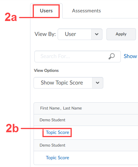 assessing users path one
