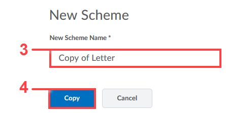 Confirm Scheme Copy