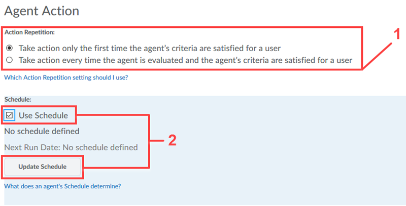 Determining intelligence agent actions