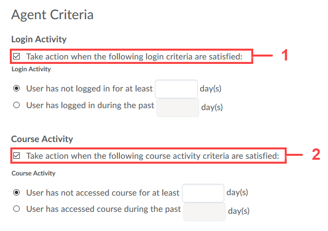 Determining intelligence agent criteria