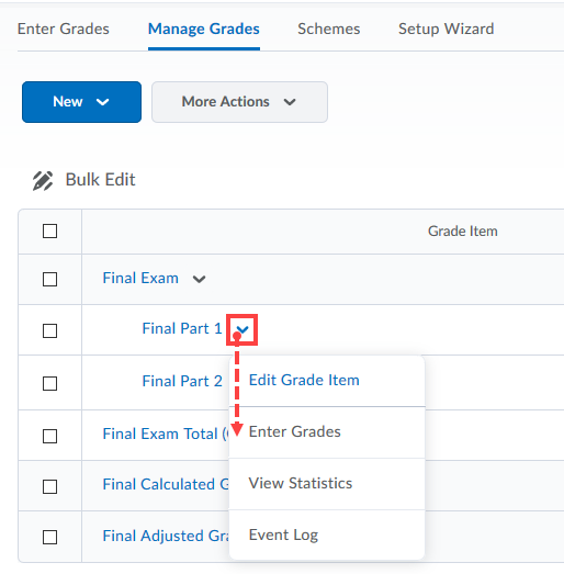 path to a single item event log