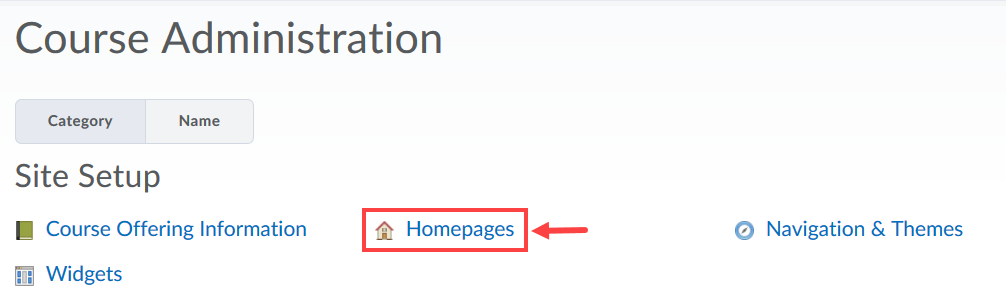 Homepages Link