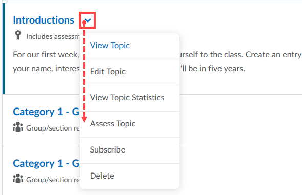 Publish topic scores to grade book