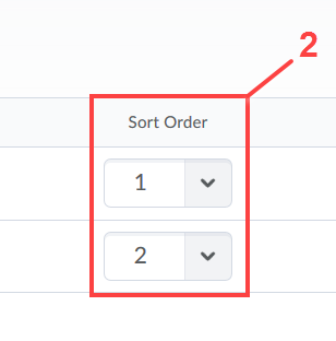 survey sort order