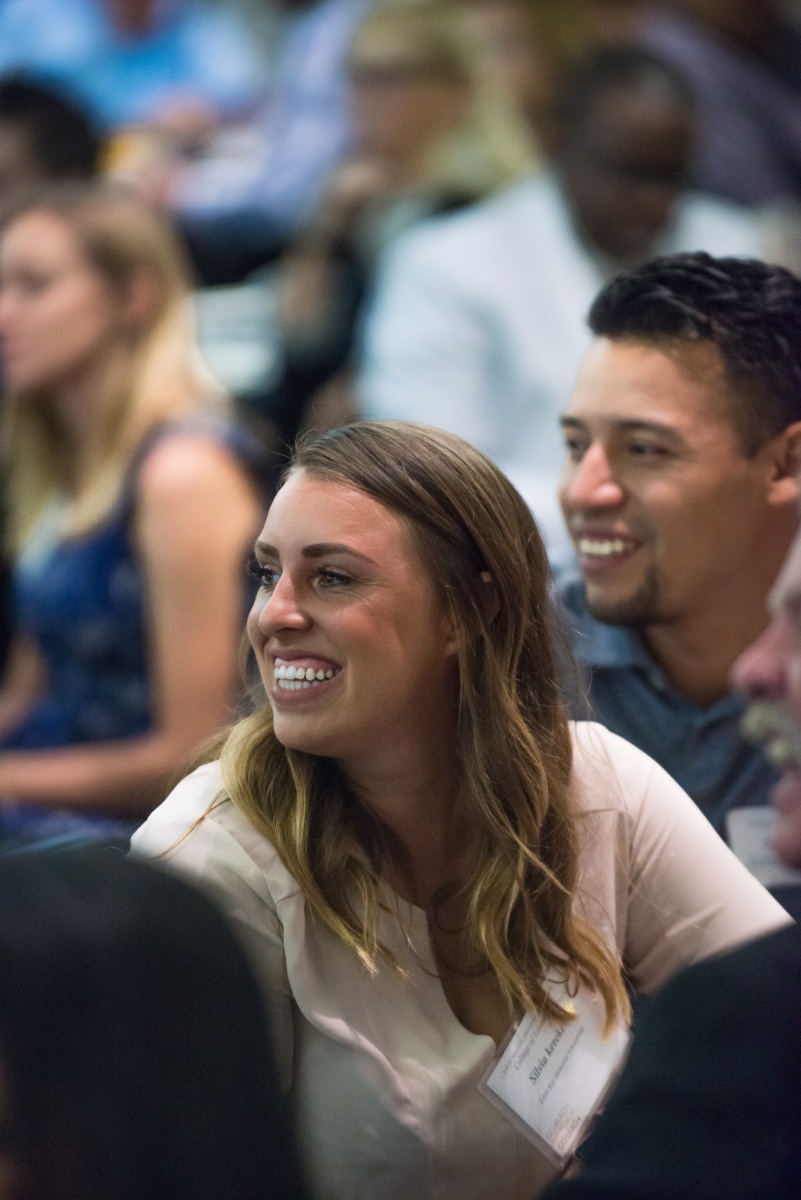 Silvija Kerekes Enjoys the Scholarship Reception