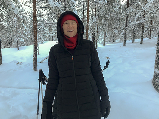 content_ced_snow_pandya.jpg Dr. Pandya enjoying the Finnish countryside.