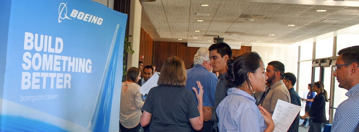 Boeing at STEM Job Fair