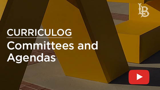 Curriculog - Committees and Agendas Video