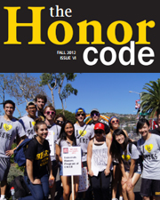 Honor Code Newsletter Cover 2012-13
