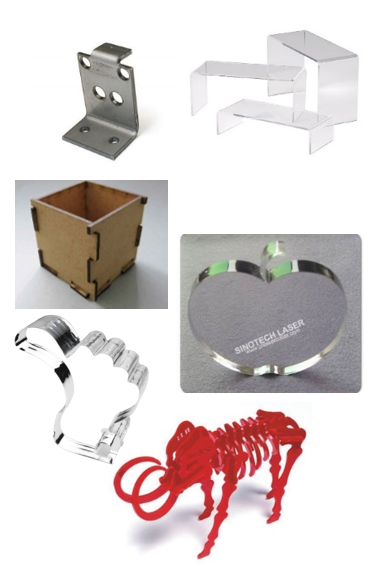 content_innovation-space_trotec400-collage_0.png A collection of items that relate to the Printer